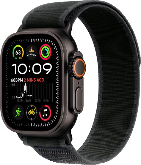 Apple Watch Ultra 2 (GPS+Cellular) 49mm Titanium Case with Black Trail