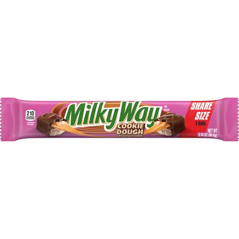 Milky Way Cookie Dough Milk Chocolate Bar, Share Size - 3.16 oz