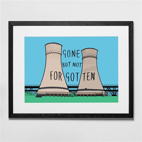 Reyt Good Illustration - Gone But Not Forgotten Tinsley Towers - Print