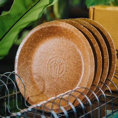Rice Husk Plates – qudrat – Eco-Friendly Disposable Tableware