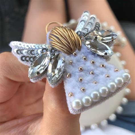 angel broochhandmade broochgift  herhandmade jewelry inspire uplift