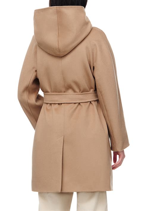 Weekend Max Mara женское пальто parole из шерсти с капюшоном со скидкой ...