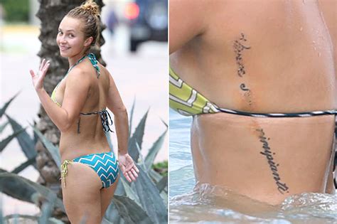 hayden panettiere   tattoo removed