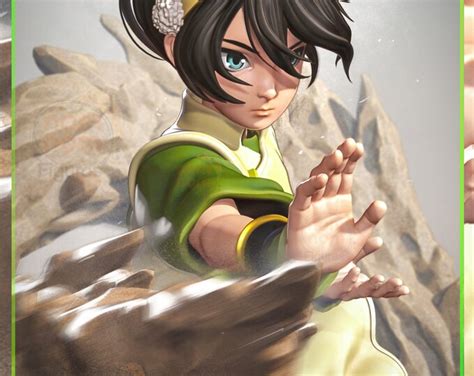 Avatar the Last Airbender Toph Statue - Etsy