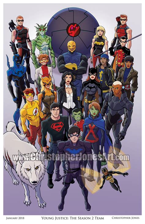 Harley Quinn Young Justice Christopher Jones Comic Art And