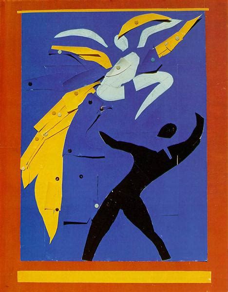 Two Dancers (Study for Rouge et Noir, 1938 - Henri Matisse - WikiArt.org