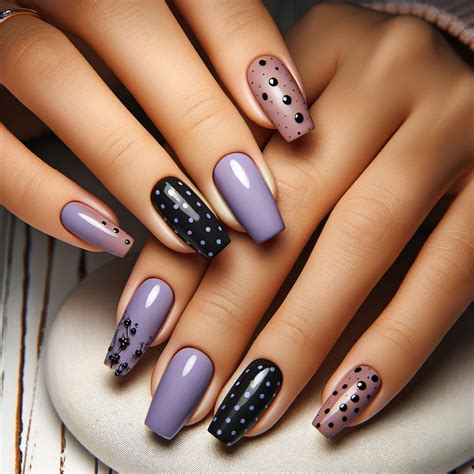 10 Purple and Black Nail Designs to Unleash Your Personality