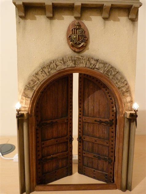 Entrance door made for my friend Alison's castle. | Castle doors, Witches house, Big doors