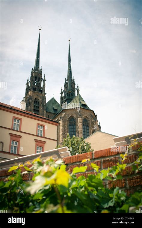 Petrov, the Cathedral of St. Peter and Paul in Brno, Czech Republic ...