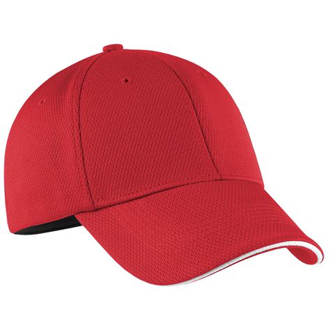 Nike Univeristy Red/White Dri-FIT Stretch Mesh Sandwich Bill Cap