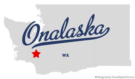 Map of Onalaska, WA, Washington