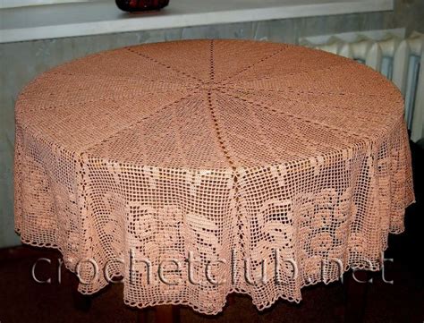 peach tablecloth | Вязаная крючком скатерть, Круглая скатерть, Скатерть