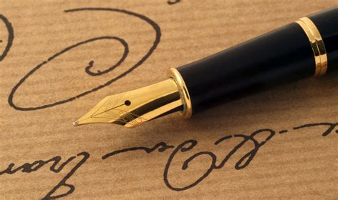How to use a fountain pen for calligraphy - The Pen Company Blog