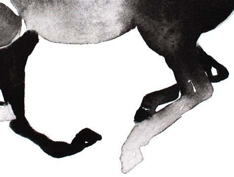 Horse Painting Silhouette PRINTABLE DIGITAL DOWNLOAD Horse Ink - Etsy