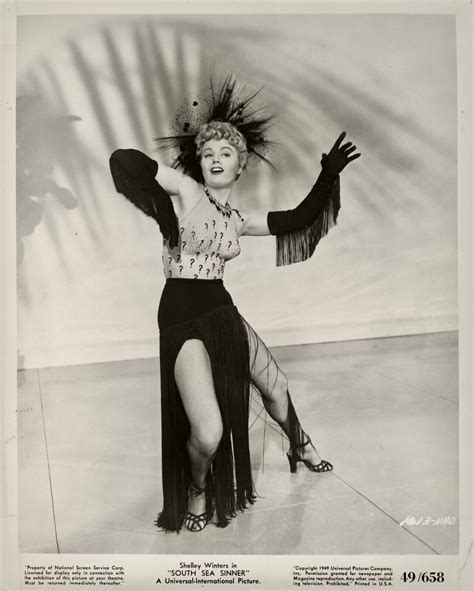Shelley Winters in a sexy pose ~ ORIG 1949 publicity photo ~ South Sea