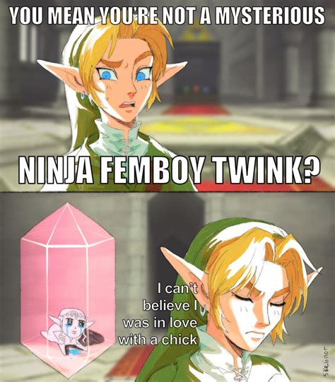 link and princess zelda (the legend of zelda and 1 more) drawn by