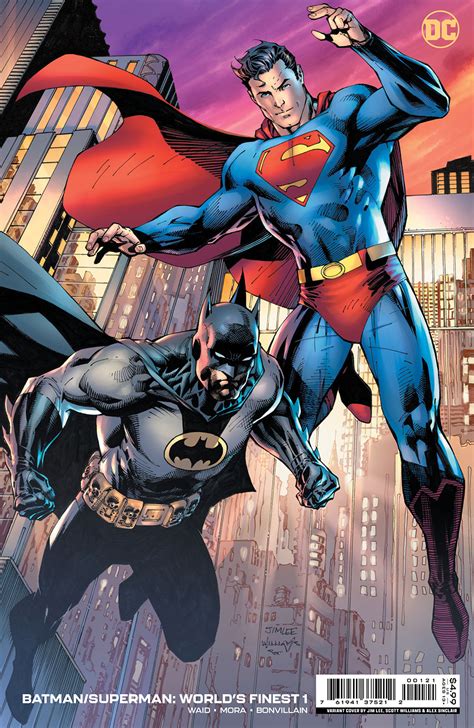 - Batman Superman Worlds Finest #1 Cover B Jim Lee Card Stock Variant