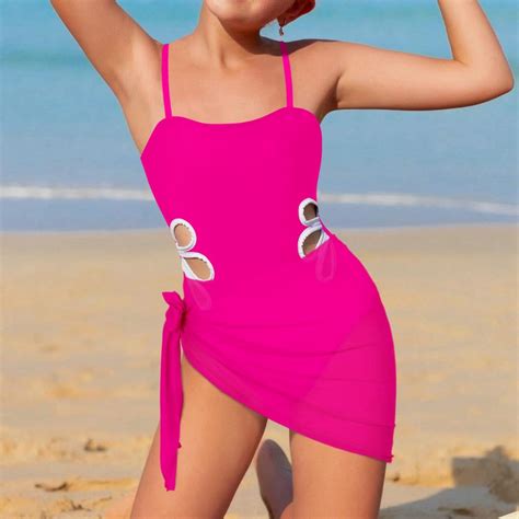 Swim Suits For Girls 2026 Swimsiut 1-Piece Bathing Suit With Cover Ups