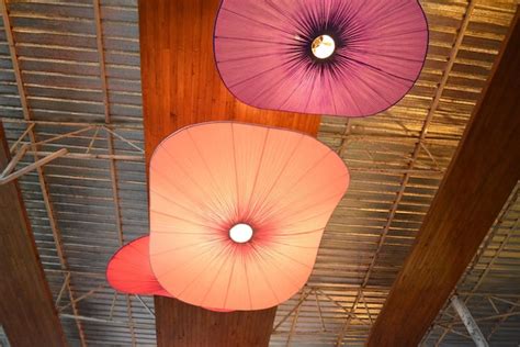 premium photo  angle view  decoration hanging  ceiling