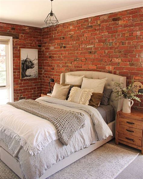 20+ Bedroom With Brick Wall