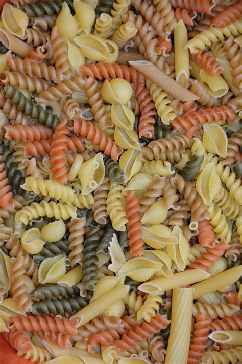 Mixed Pasta Noodle Shapes stock image. Image of nutrition - 117243493