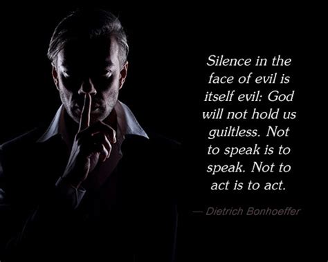 Dietrich Bonhoeffer Quotes Silence. QuotesGram