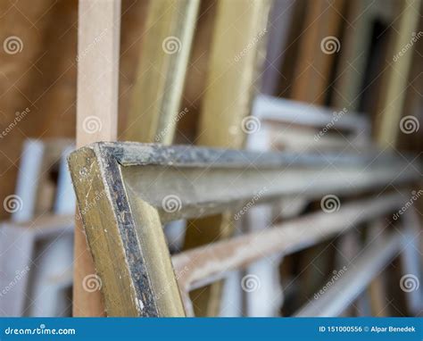 bunch    picture frames stock photo image  front