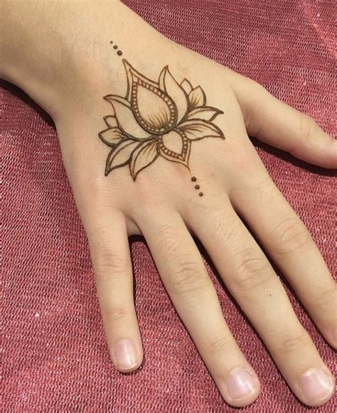 lotus henna tattoo mehndi designs bridal hands henna tattoo designs
