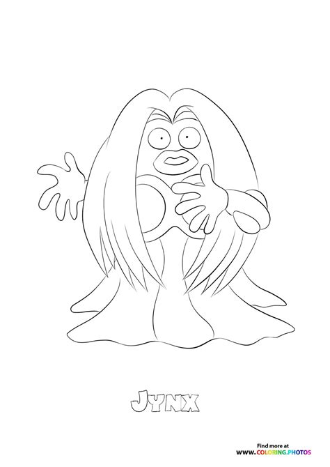 124 Jynx - Coloring Pages for kids