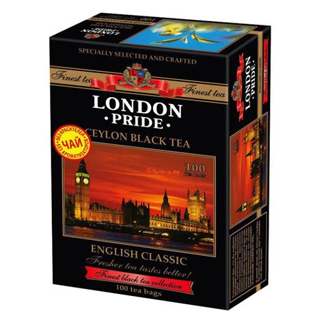 Черный чай "Английский классический" London Pride 100пак (картон)