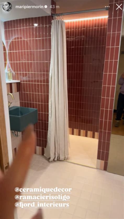 Maripier Morin montre le résultat des rénovations de sa salle de bain