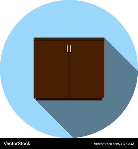 Office cabinet icon Royalty Free Vector Image - VectorStock