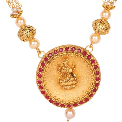 Buy Anika's Creation Exclusive South Indian High Gold Plated Temple