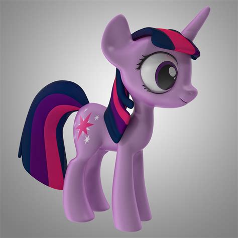My Little Pony Twilight Sparkle Modelo 3D $39 - .max .fbx .obj - Free3D