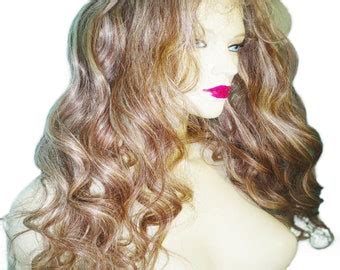 Remi Remy Full Lace Wig Human Hair Blonde Mix | Etsy