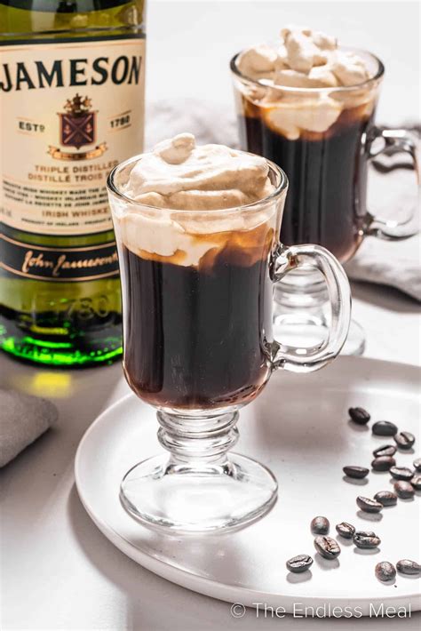 Warm up with an iconic Irish coffee! Our take on the classic is a