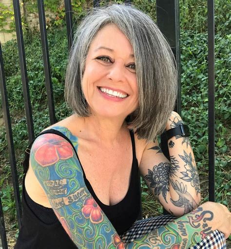 A 58-Year-Old Woman With Tattoos Has Been Criticized for “Dressing Up ...