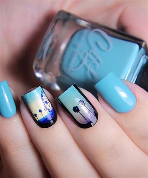 50+ Blue Summer Nails (2024) Designs - TailoringinHindi