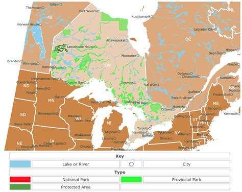 Interactive Map Of Ontario's National Parks And Provincial, 51% OFF