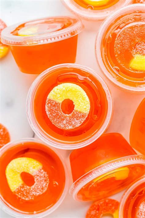 Peach Jello Shots Recipe - The Cookie Rookie®