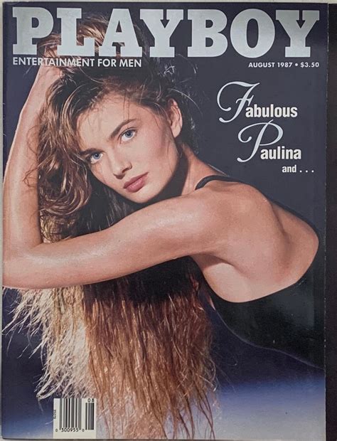 Playboy Magazine Super Model Paulina Porizkova August 1987 | Etsy