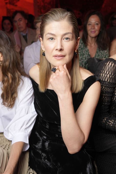 Rosamund Pike – Christian Dior Haute Couture Show at Paris Fashion Week