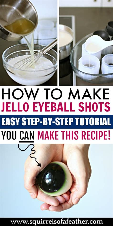 Freaky Halloween Eyeball Jello Double Shots Recipe