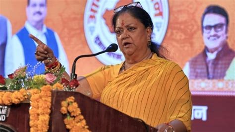 Rajasthan polls: BJP releases 2nd list, ex-CM Vasundhara Raje to ...