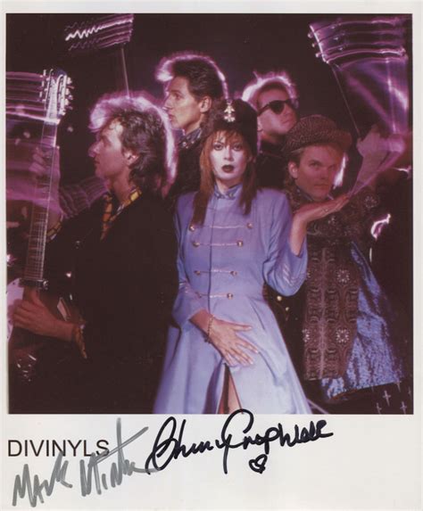The Divinyls Christina Amphlett and Mark Mcentee Signed 8 X 10 Photo