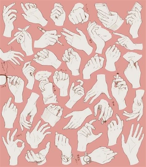 pixiv  hand poses hand holding item