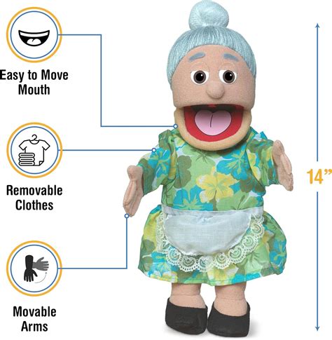 Granny, Hispanic Grandmother, Hand Puppet – Totalhill.com – Toys and