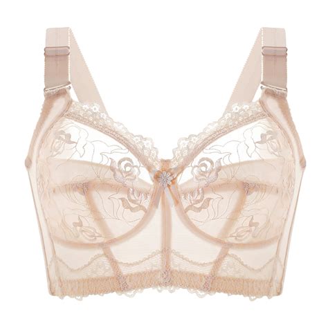 Women's Full Coverage Wireless Bra - Comfortable Slim Fit, Large Sizes