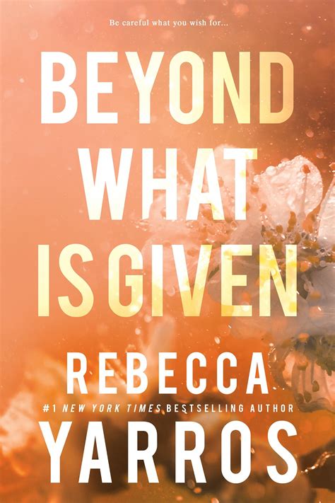 Beyond What is Given : Yarros, Rebecca: Amazon.ca: Books