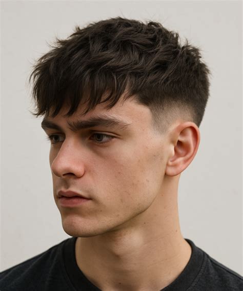 textured fringe haircuts  men forte series